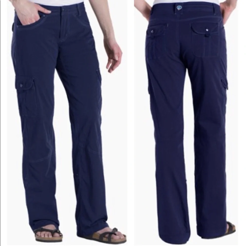 Kuhl Splash Roll-Up Pants 2 Reg Blue